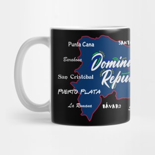 Caribbean Flair Festive  Dominican Republic Mug